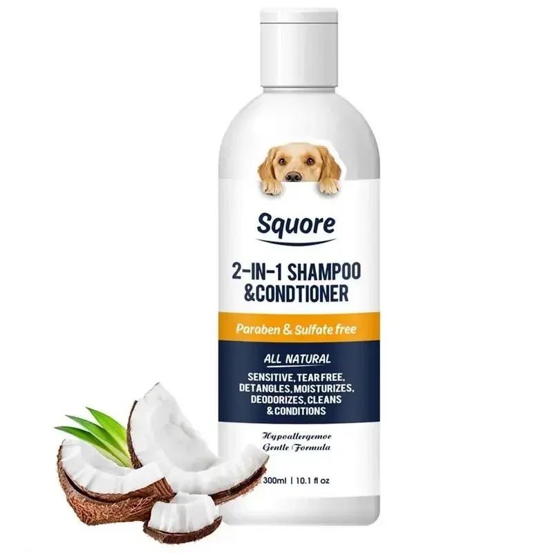 Natural 2-in-1 Puppy Shampoo & Conditioner - Moisturizing Pet Grooming Care for Sensitive Skin - Image 7