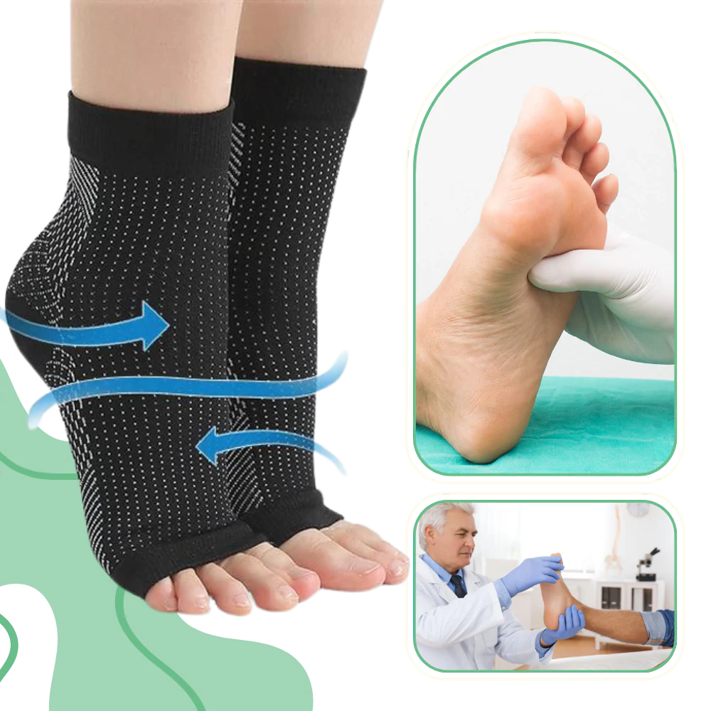 Neuropathy Support Socks – Open Toe, Non-Slip Compression Socks for Comfort - Image 3