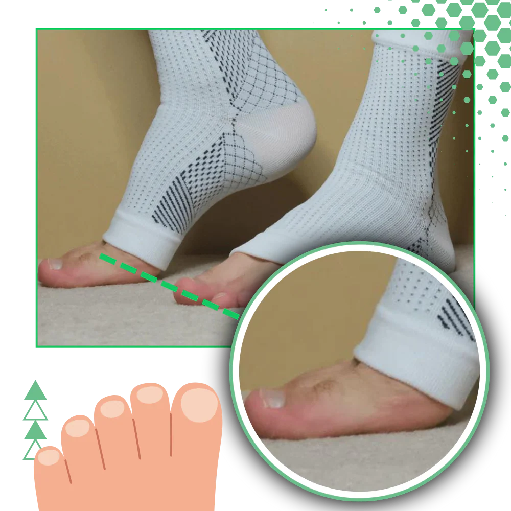 Neuropathy Support Socks – Open Toe, Non-Slip Compression Socks for Comfort - Image 6