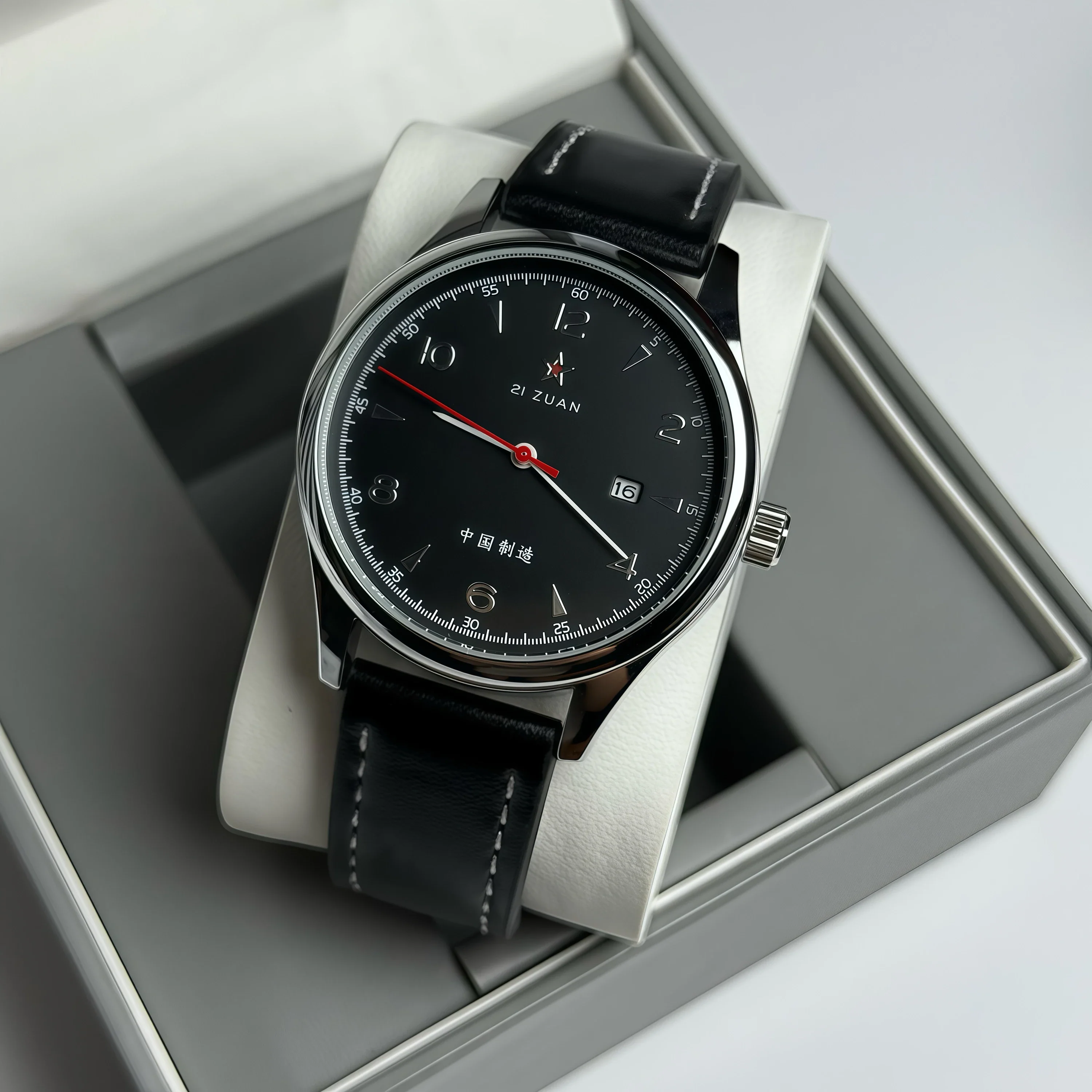 Pilot Watch 41mm Mesh Strap Stainless Steel Classic - Image 18