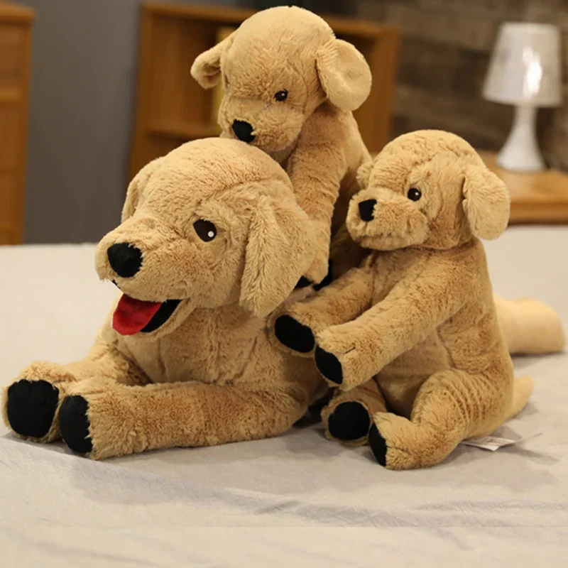 Plush Labrador Dog Realistic Stuffed Toy Birthday Gift - Image 4
