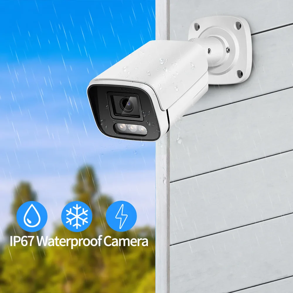 4K PoE IP Bullet Camera H265 Outdoor Color Night Vision - Image 7