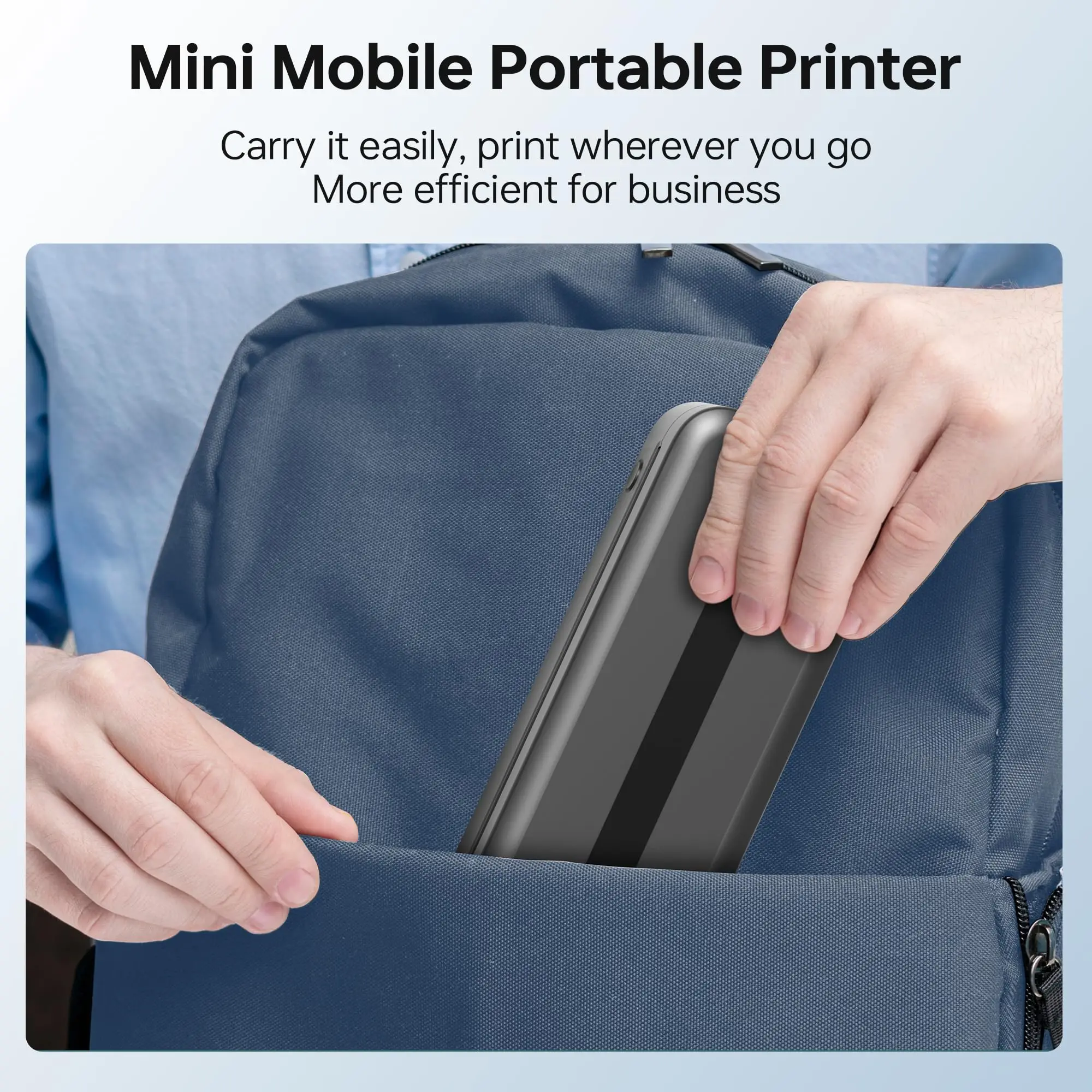 New A4 Portable Printer Wireless M832 - Inkless Thermal Mobile Printer for Travel, Work, Home, Supports Android iOS - Image 6