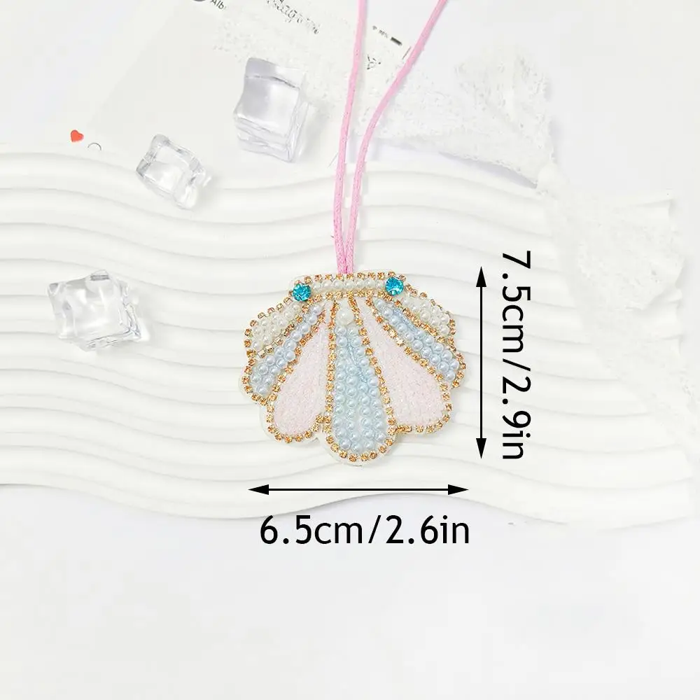 Coconut Tree Sequin Patch Keyring Bag Pendant Handmade - Image 16