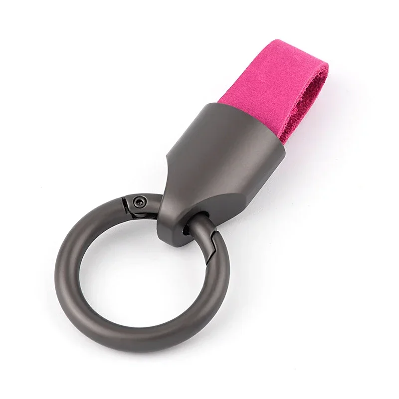 Cowhide Leather Keychain Carabiner Ring Everyday Carry - Image 7