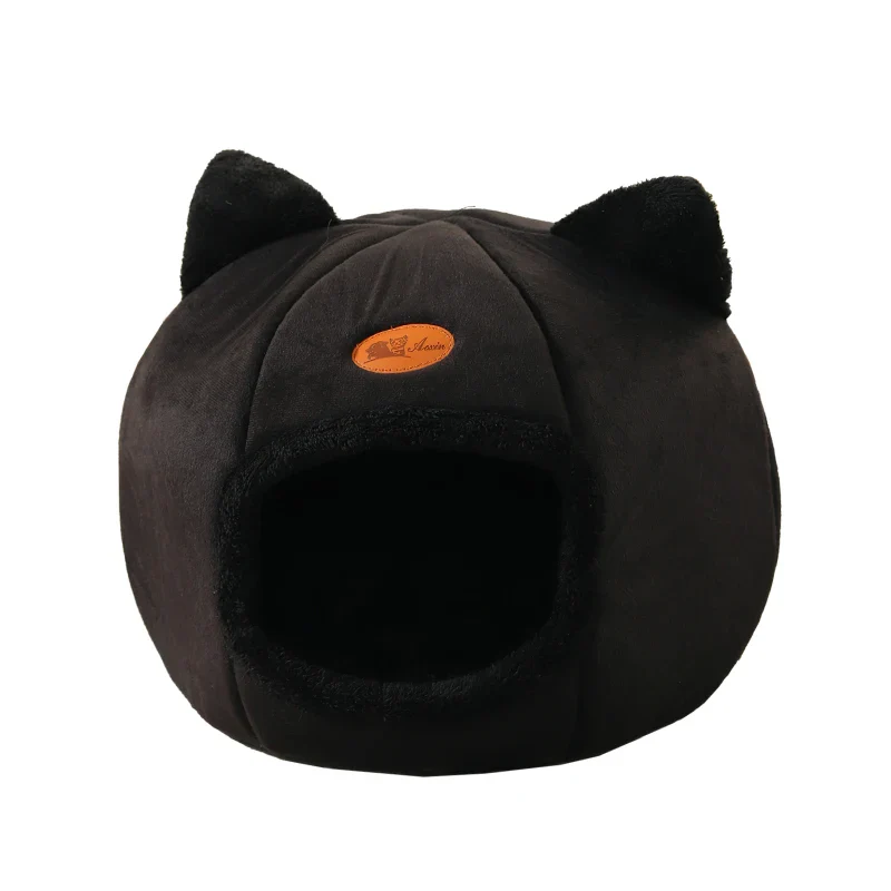 New Deep Sleep Comfort Cat Bed - Cozy Indoor Cave Nest for Pets - Image 7