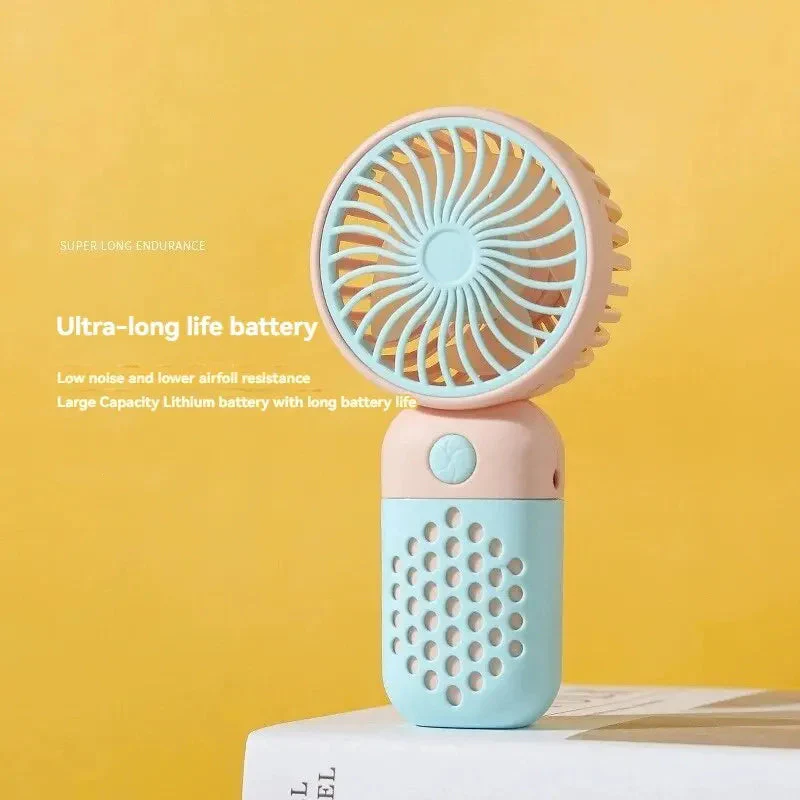 New Handheld Charging Fan - Cute Mini USB Pocket Fan for Students - Image 5