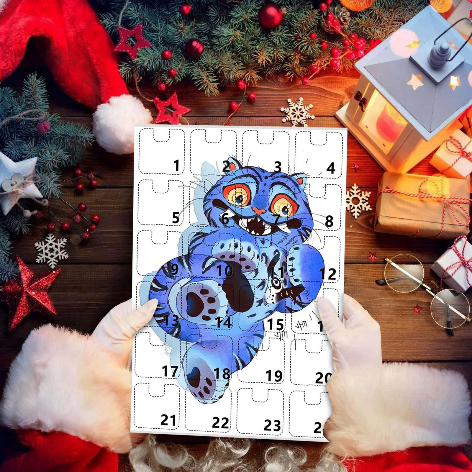 Kpop Advent Calendar 24 Day Demon Hunters Keychain Gift - Image 13
