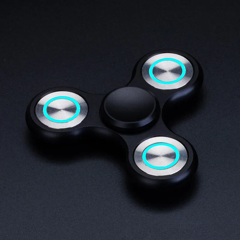 Fidget Spinner Luminous Metal Triangle EDC Desk Focus Toy - Image 11
