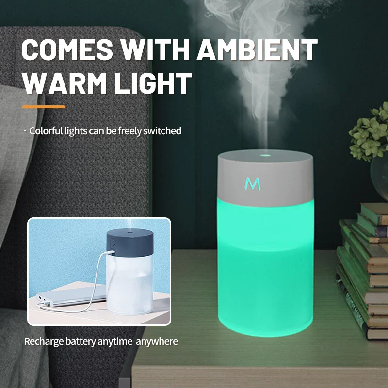 New Mini Fog Humidifier USB - Small Desktop Air Purifier with Large Capacity for Home and Travel - Image 4