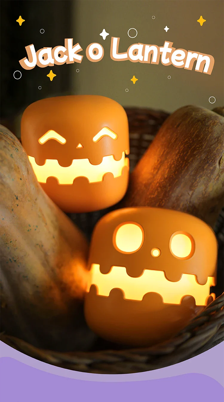Ghost Night Light Rechargeable Bedside Lamp Cozy Glow - Image 7