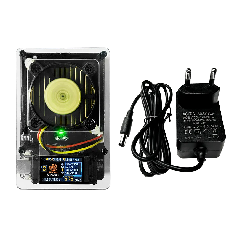 Bitcoin Miner 500GH/s ASIC Bitcoin Rig With WiFi Display BTC Lottery Ready 15W Power Fall 2025 - Image 11