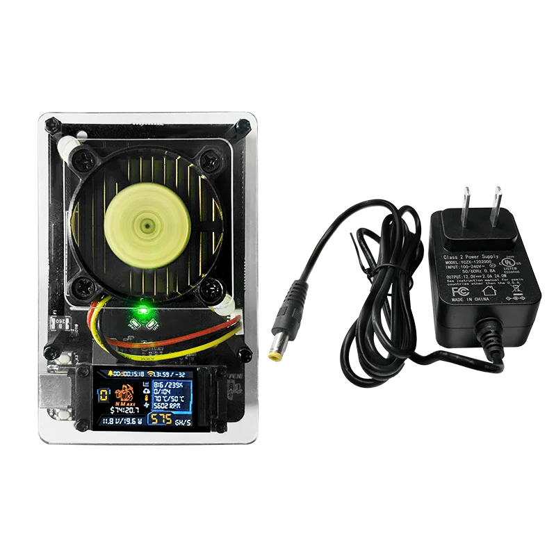 Bitcoin Miner 500GH/s ASIC Bitcoin Rig With WiFi Display BTC Lottery Ready 15W Power Fall 2025 - Image 12