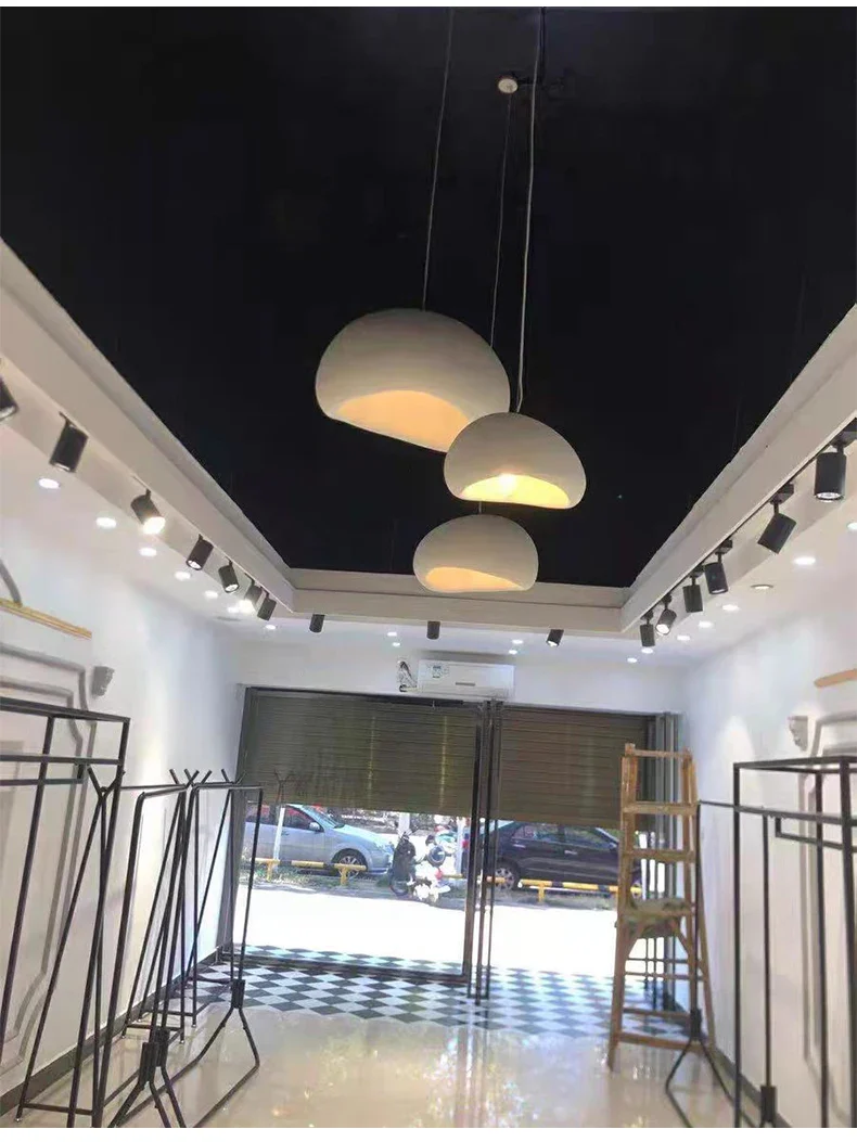 Japandi Pendant Ceiling Lamps Nordic Wabi Sabi LED Dining Room - Image 11