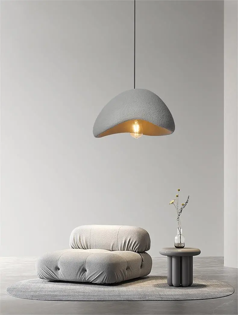 Japandi Pendant Ceiling Lamps Nordic Wabi Sabi LED Dining Room - Image 17