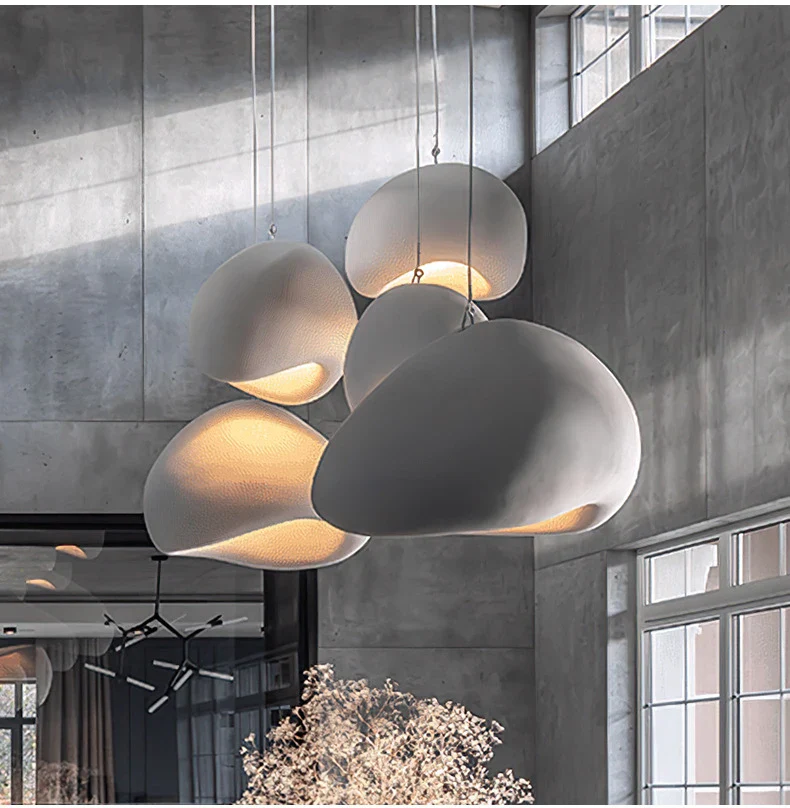 Japandi Pendant Ceiling Lamps Nordic Wabi Sabi LED Dining Room - Image 20