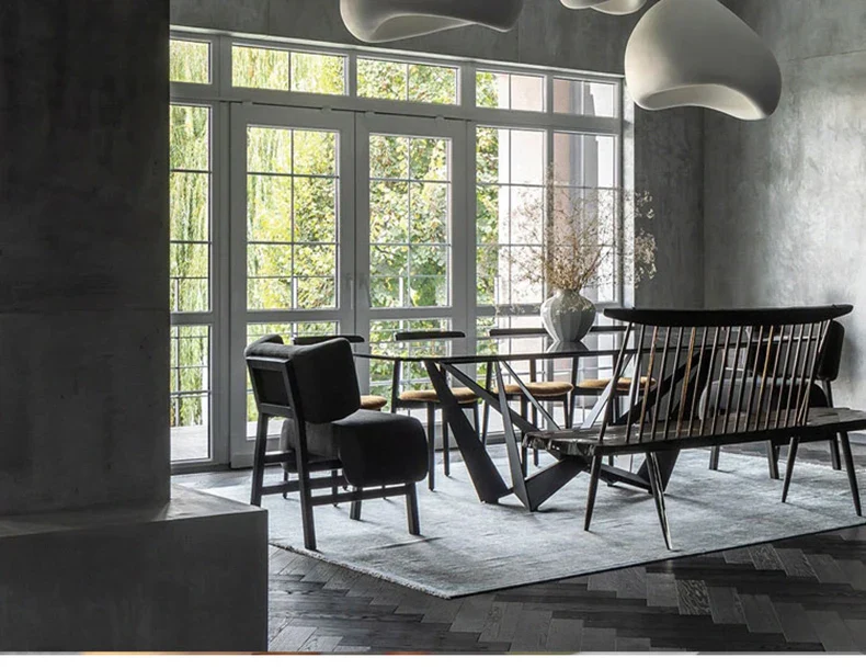 Japandi Pendant Ceiling Lamps Nordic Wabi Sabi LED Dining Room - Image 24