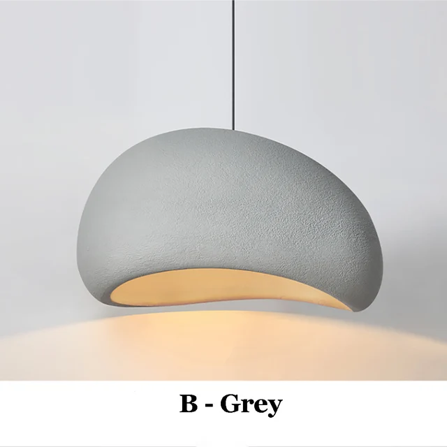 Japandi Pendant Ceiling Lamps Nordic Wabi Sabi LED Dining Room - Image 26