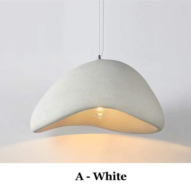 Japandi Pendant Ceiling Lamps Nordic Wabi Sabi LED Dining Room - Image 28