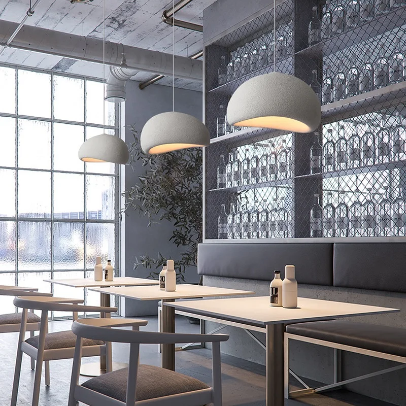 Japandi Pendant Ceiling Lamps Nordic Wabi Sabi LED Dining Room - Image 3