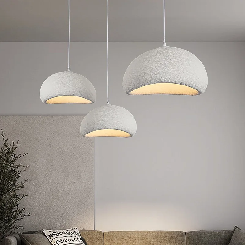 Japandi Pendant Ceiling Lamps Nordic Wabi Sabi LED Dining Room - Image 4