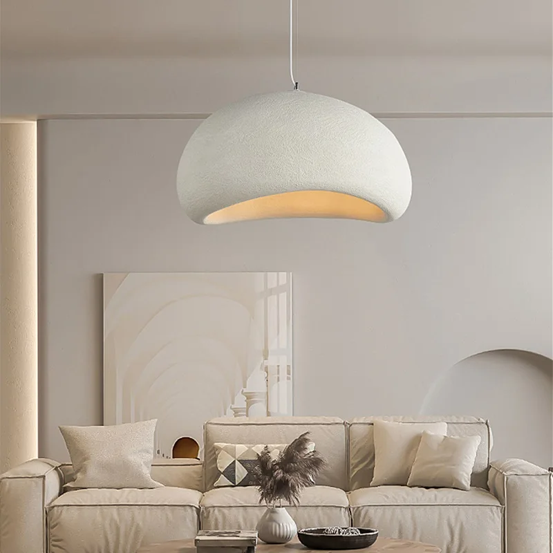 Japandi Pendant Ceiling Lamps Nordic Wabi Sabi LED Dining Room - Image 5