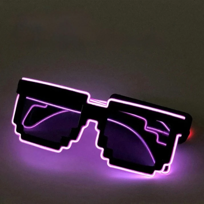 Novelty Glow in the Dark LED Glasses - Neon Lights for Weddings, Birthdays, Halloween Party Supplies - Image 10