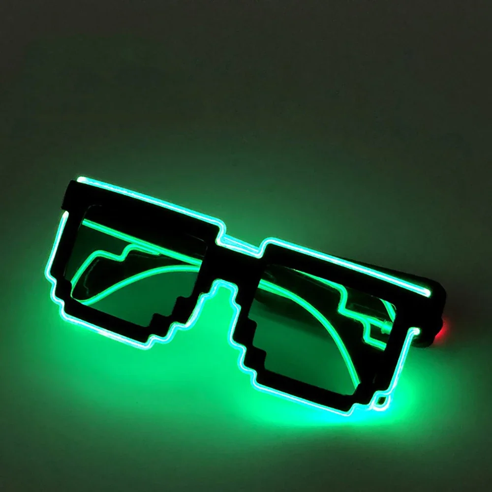 Novelty Glow in the Dark LED Glasses - Neon Lights for Weddings, Birthdays, Halloween Party Supplies - Image 8
