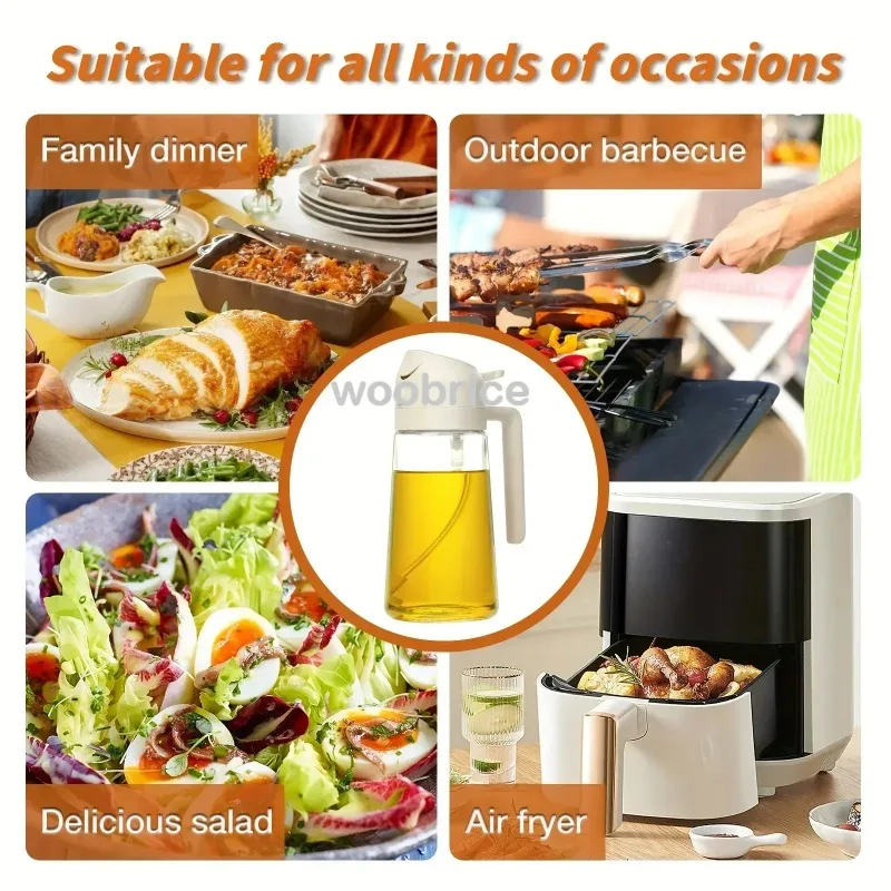Oil Sprayer Bottle Reusable Kitchen Dispenser for Oils Eco Living 2026 Gift - Image 6