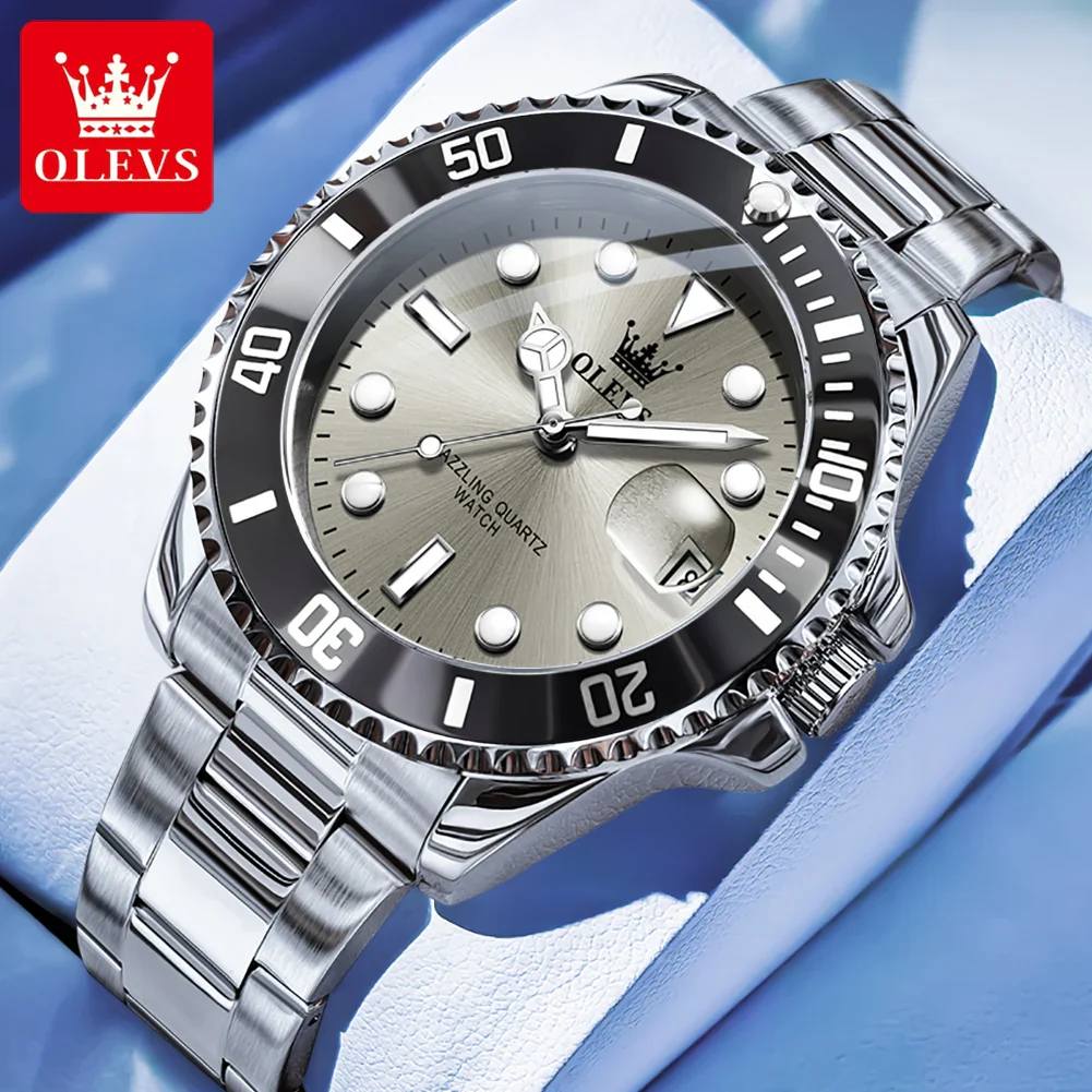 Quartz Watch Stainless Steel Date Classic Dress Watch Gift - Image 13