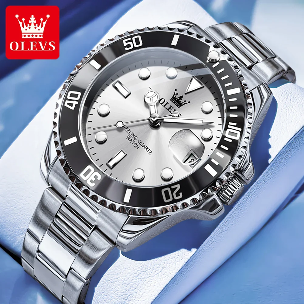 Quartz Watch Stainless Steel Date Classic Dress Watch Gift - Image 14