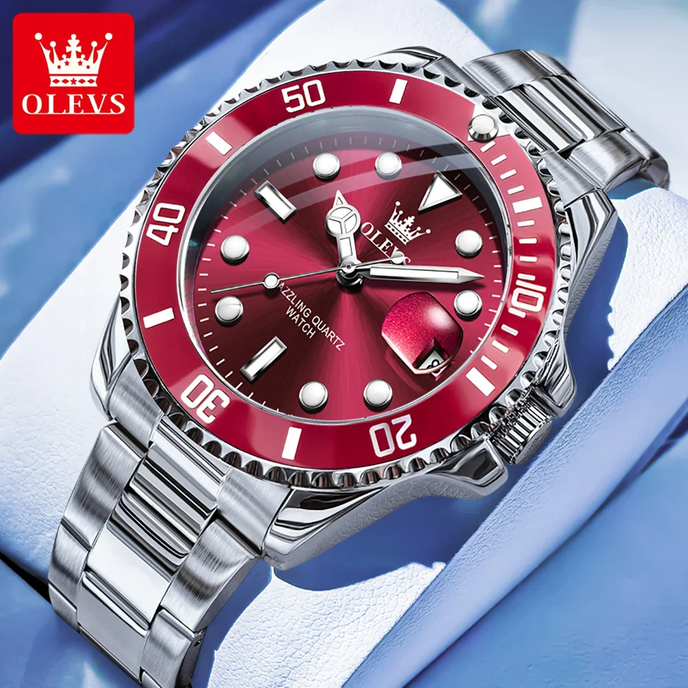 Quartz Watch Stainless Steel Date Classic Dress Watch Gift - Image 6