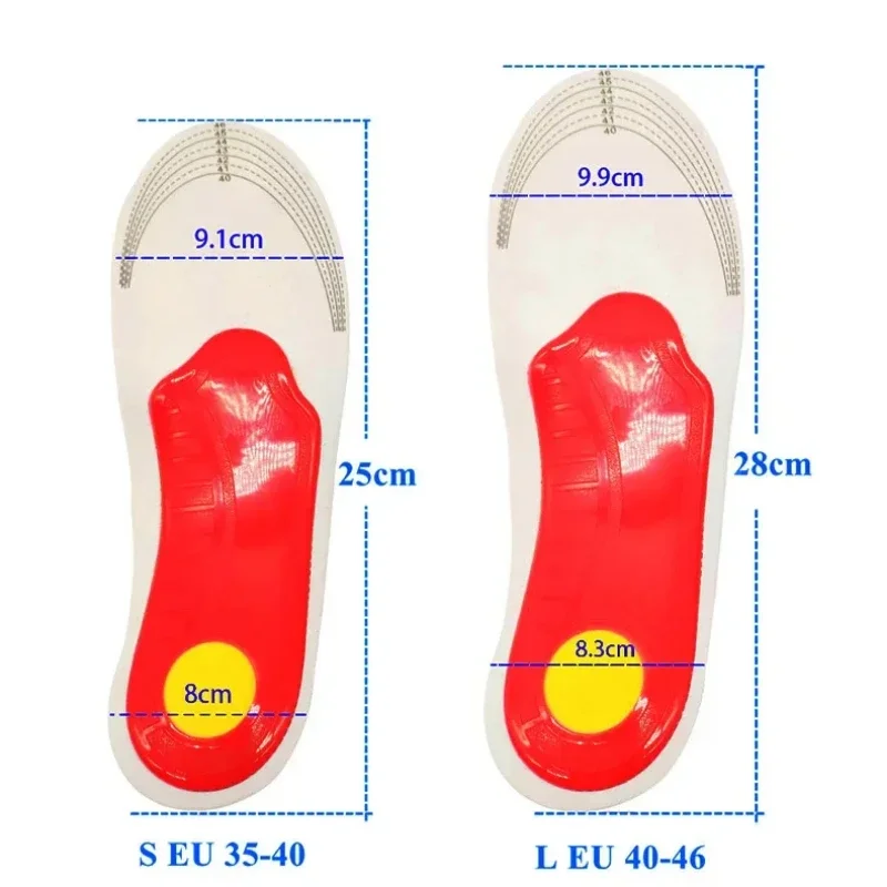 Orthopaedic Shock Absorbing Insoles With Arch Support Plantar Fascia Insole - Image 6