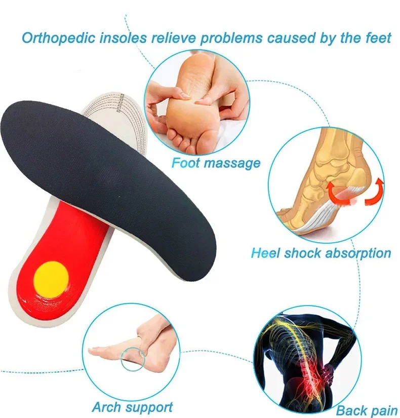 Orthopaedic Shock Absorbing Insoles With Arch Support Plantar Fascia Insole - Image 8