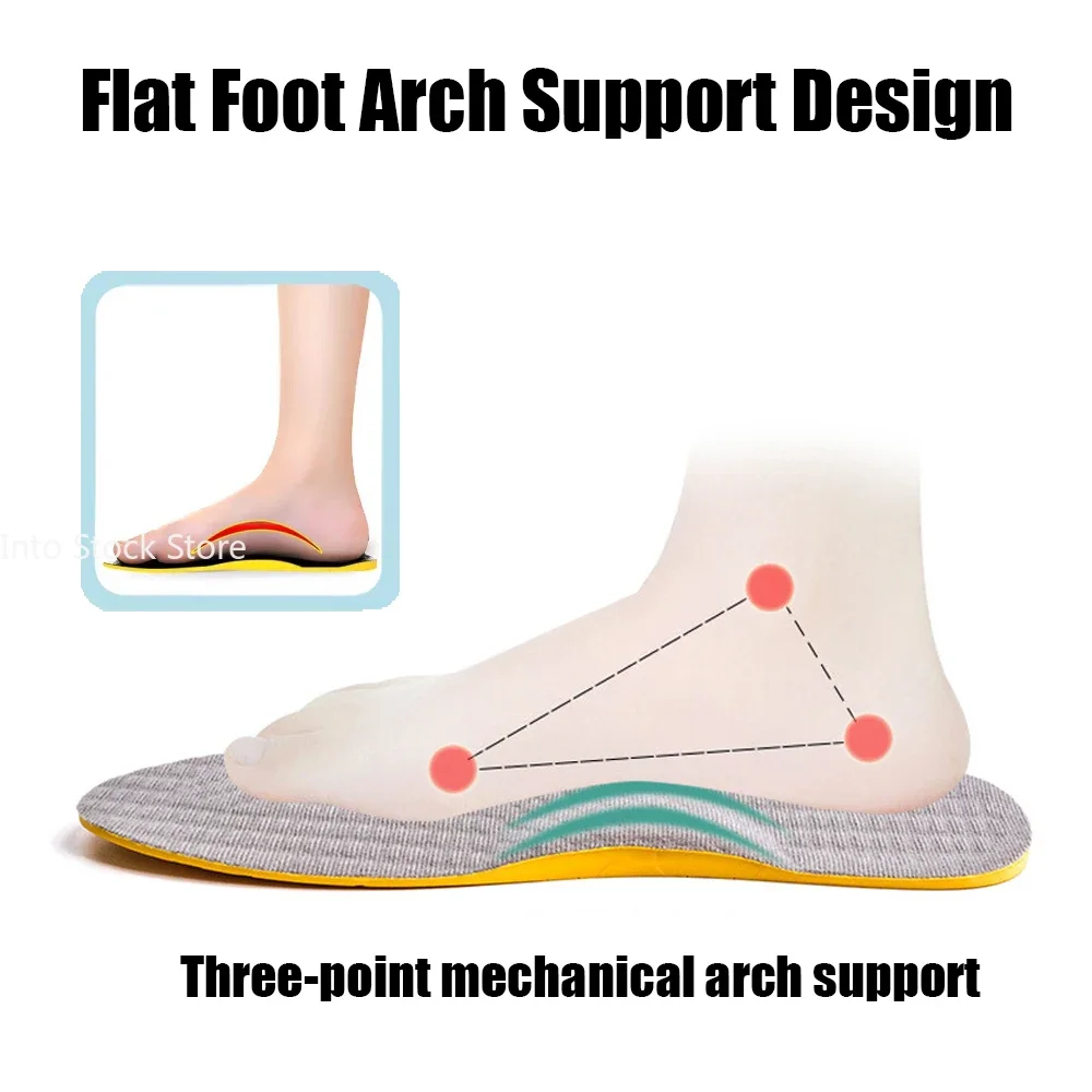 Orthopedic Insoles Arch Support Shoe Pads For Flat Feet Fall 2025 Back To School All Day Comfort - Image 3