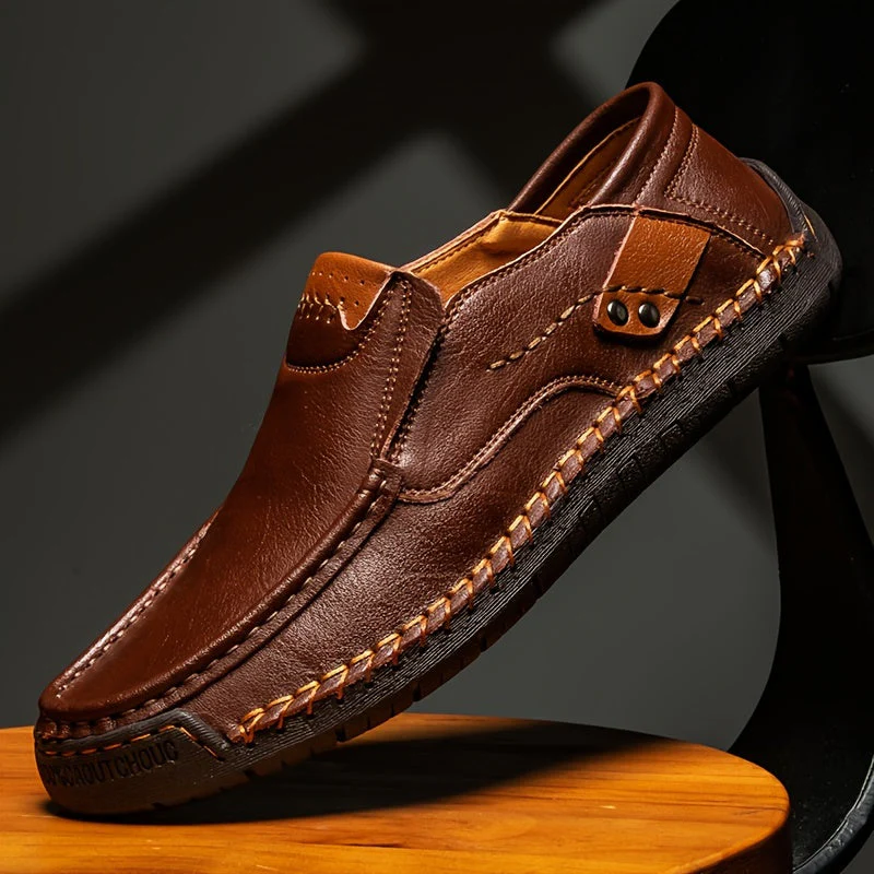 Orthopedic Leather Mens Leisure Shoes for Comfort and Style in Casual and Semi-Formal Wear - Image 10