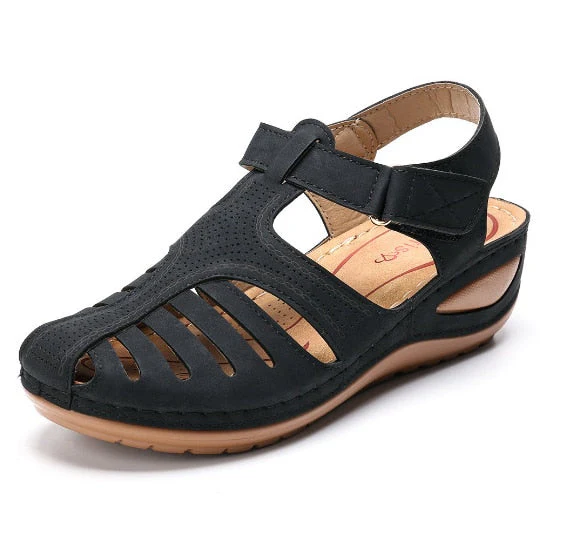 Orthopedic Leather Sandals for Women - Foot Pain Relief, Improved Posture, Adjustable Straps, Comfortable Fit - Image 12
