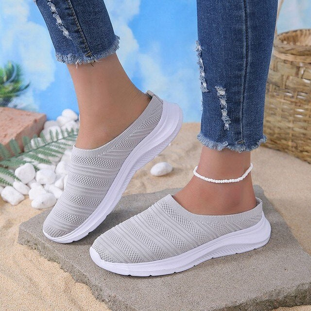 Orthopedic Slip-On Shoes for Summer, Breathable Non-Slip Design with Comfortable Padded Insole - Image 3