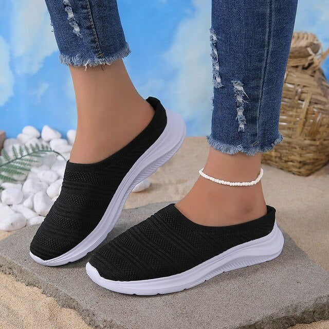 Orthopedic Slip-On Shoes for Summer, Breathable Non-Slip Design with Comfortable Padded Insole - Image 7