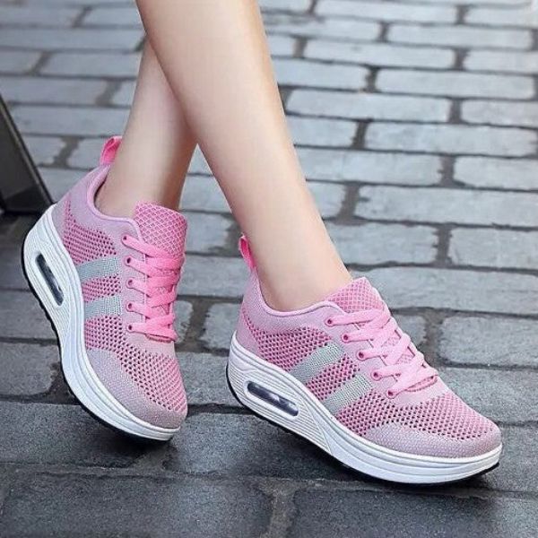 Orthopedic Women's Sneakers with Arch Support, Lightweight Breathable Mesh Walking Shoes for Comfort and Stability - Image 5