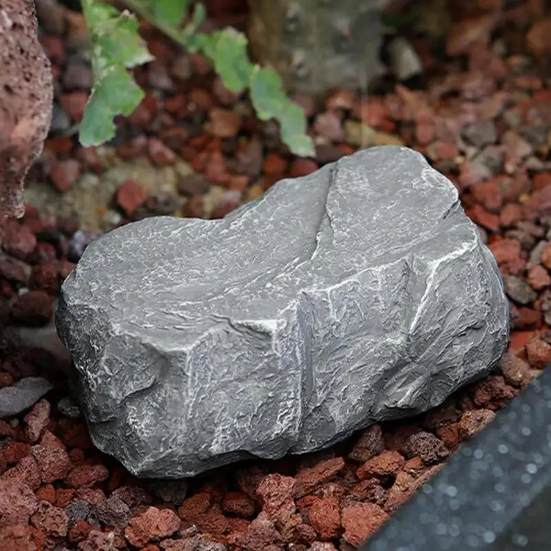 Outdoor Stone Key Hider - Resin Safe Box for Yard Garden Storage - Image 2