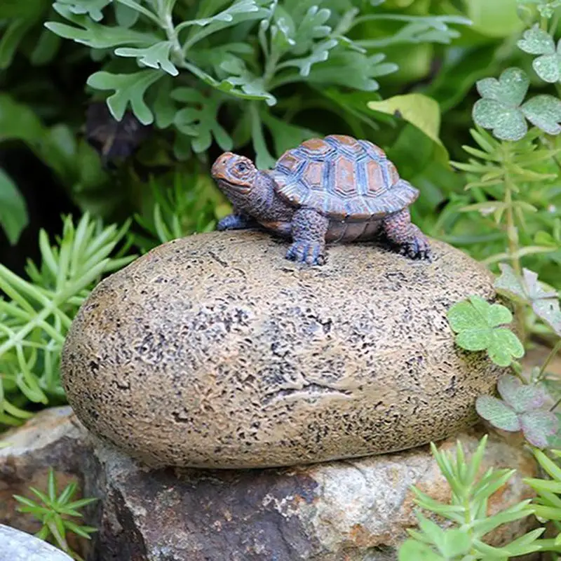 Outdoor Stone Key Hider - Resin Safe Box for Yard Garden Storage - Image 5