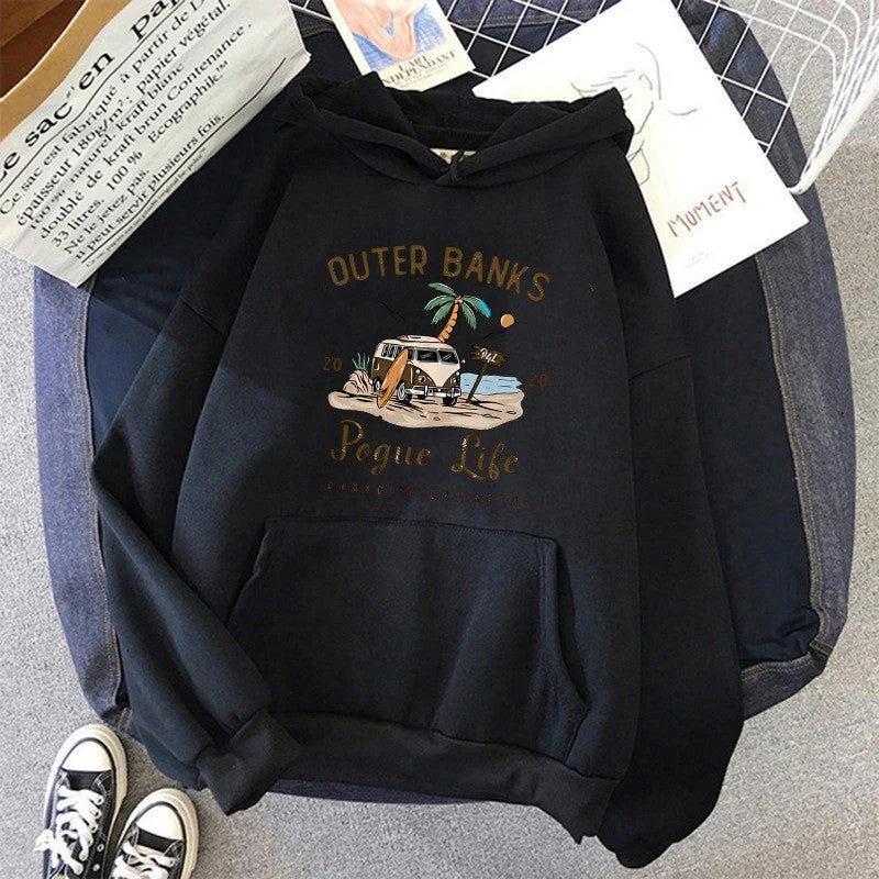 Oversized Cozy Unisex Hoodie - Pullover, Polyester, Casual - Image 2