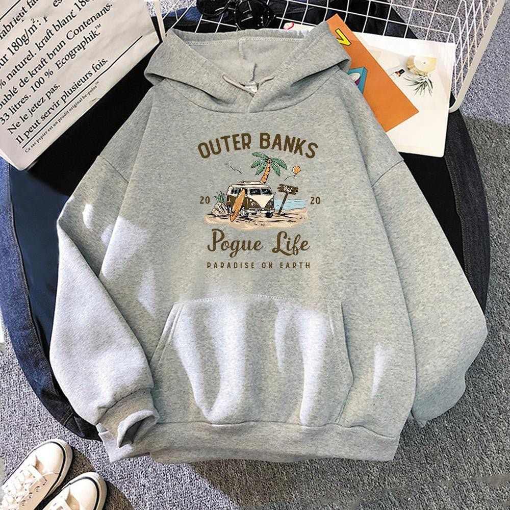Oversized Cozy Unisex Hoodie - Pullover, Polyester, Casual - Image 6