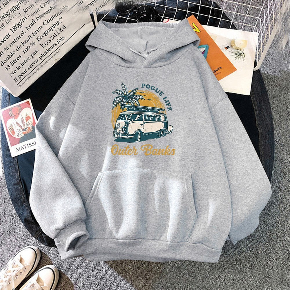 Oversized Cozy Unisex Hoodie - Pullover, Polyester, Casual - Image 7