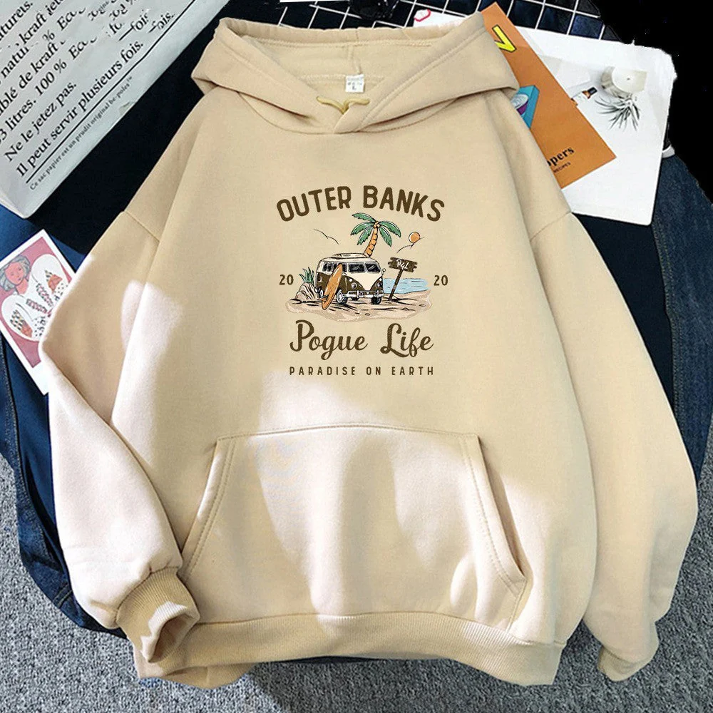 Oversized Cozy Unisex Hoodie - Pullover, Polyester, Casual - Image 8