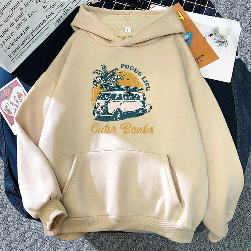 Oversized Cozy Unisex Hoodie - Pullover, Polyester, Casual - Image 9