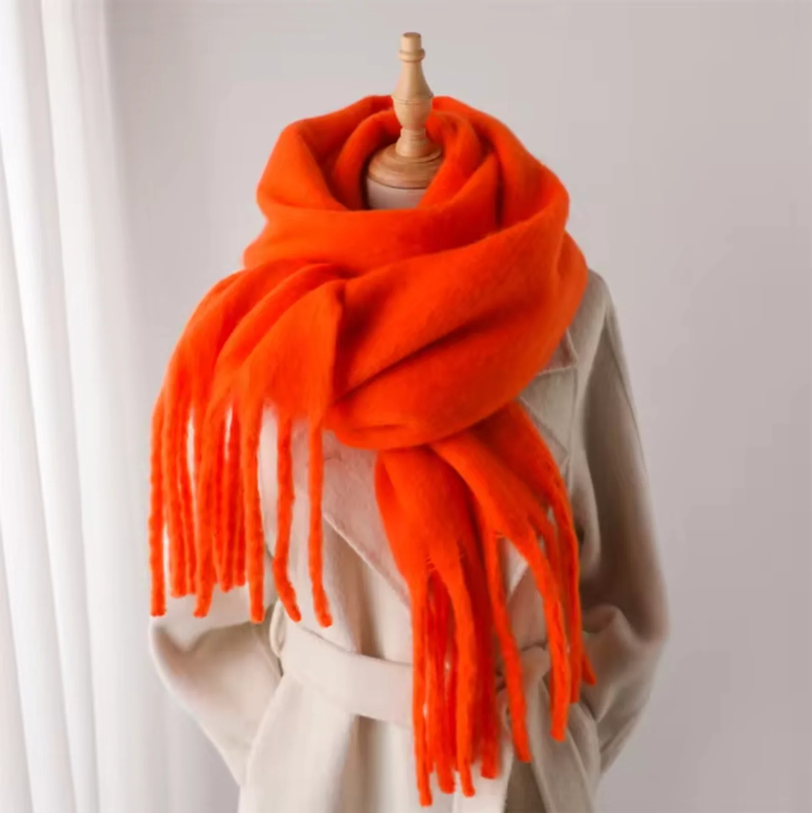 Oversized Cozy Women’s Winter Scarf -Blanket Style Cashmere - Image 15