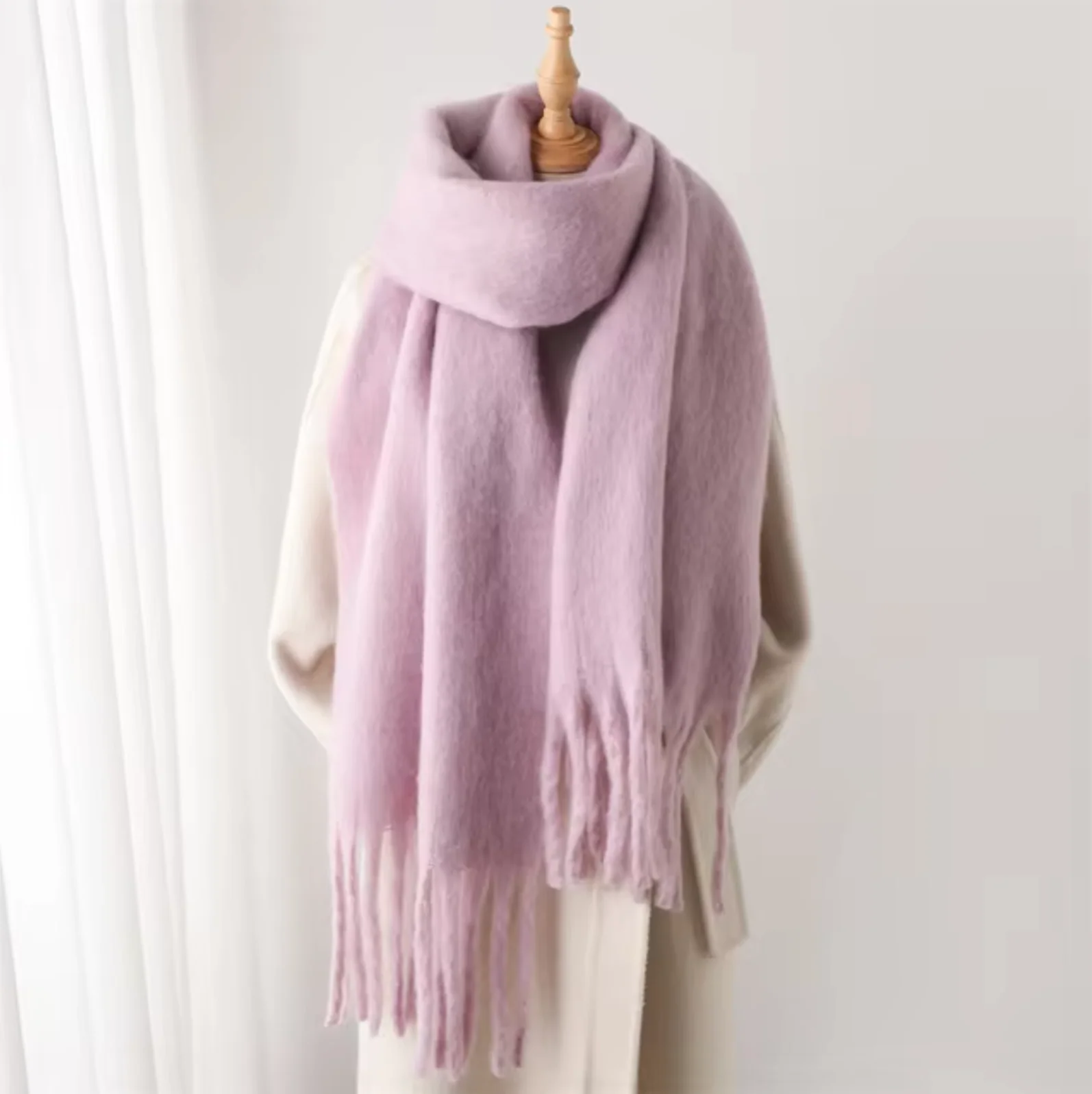 Oversized Cozy Women’s Winter Scarf -Blanket Style Cashmere - Image 18