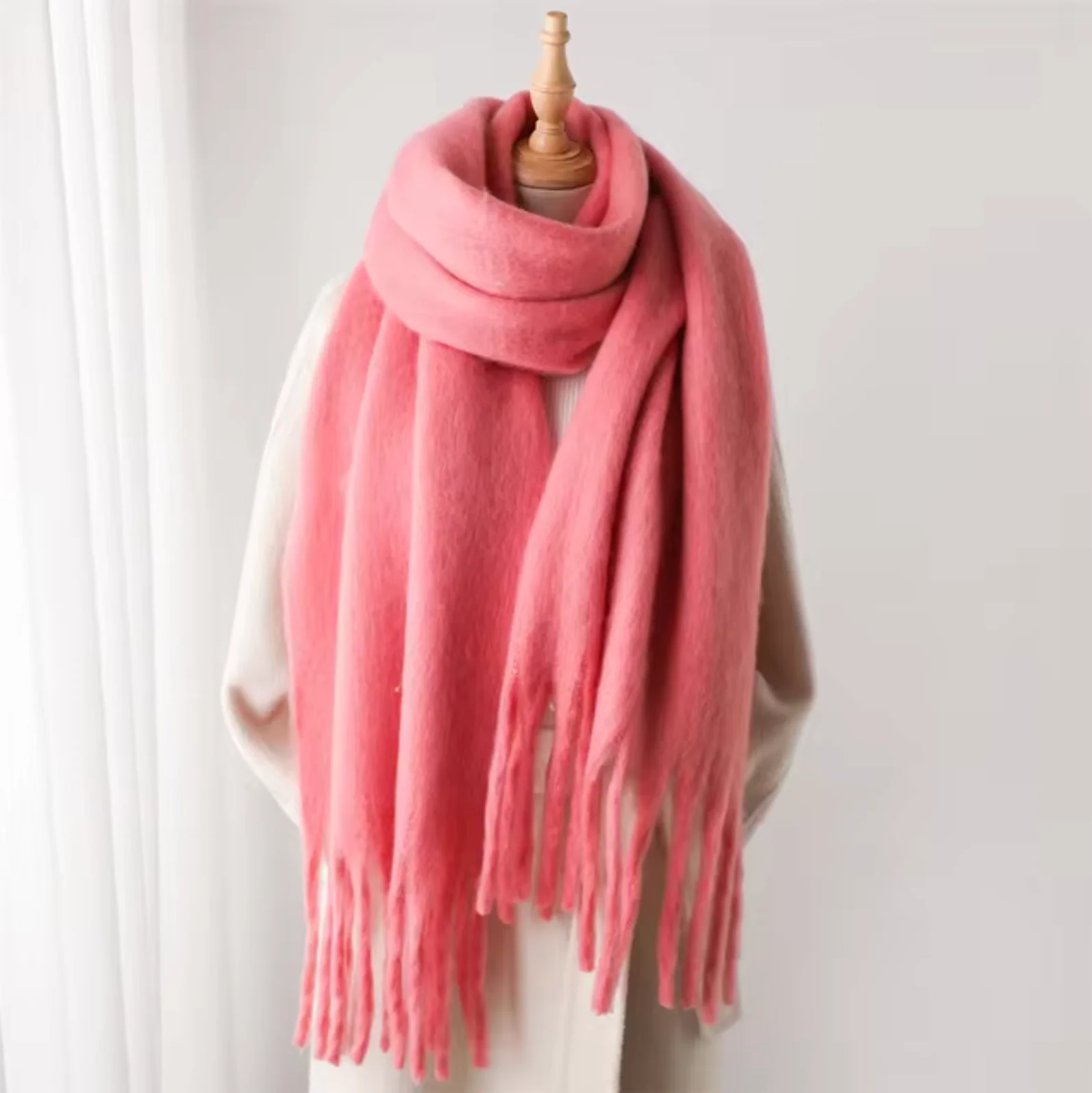Oversized Cozy Women’s Winter Scarf -Blanket Style Cashmere - Image 19